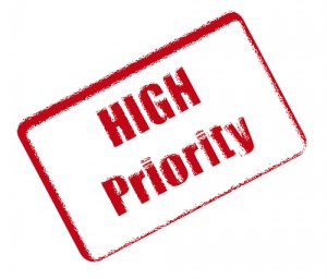 high priority stamp
