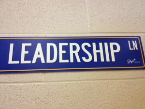 street sign "leadership"