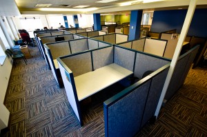 empty cubicles